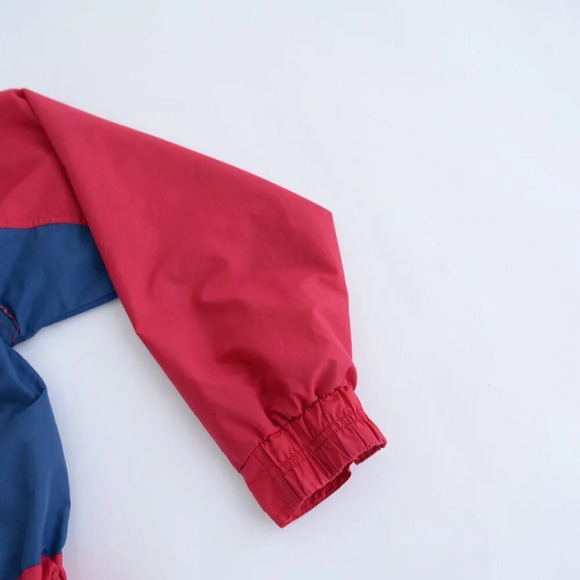 Vintage Northern Reflections Cottage Essentials Red w Blue Zip Up Hood Jacket M - Picture 5 of 13